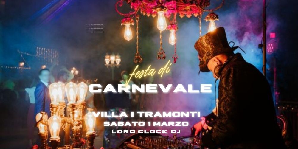 🎭 Sabato 1 Marzo: Carnevale in maschera a Villa I Tramonti 🎭