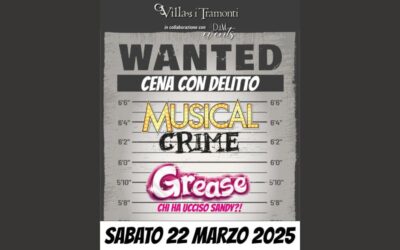 🔎 SABATO 22 MARZO: CENA CON DELITTO “GREASE – OMICIDIO AL RYDELL HIGH” 🎶🕵️‍♂️